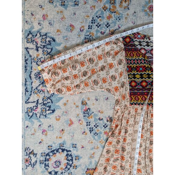 Umgee Multicolor Boho Mini Dress. Size Small - Picture 9 of 10